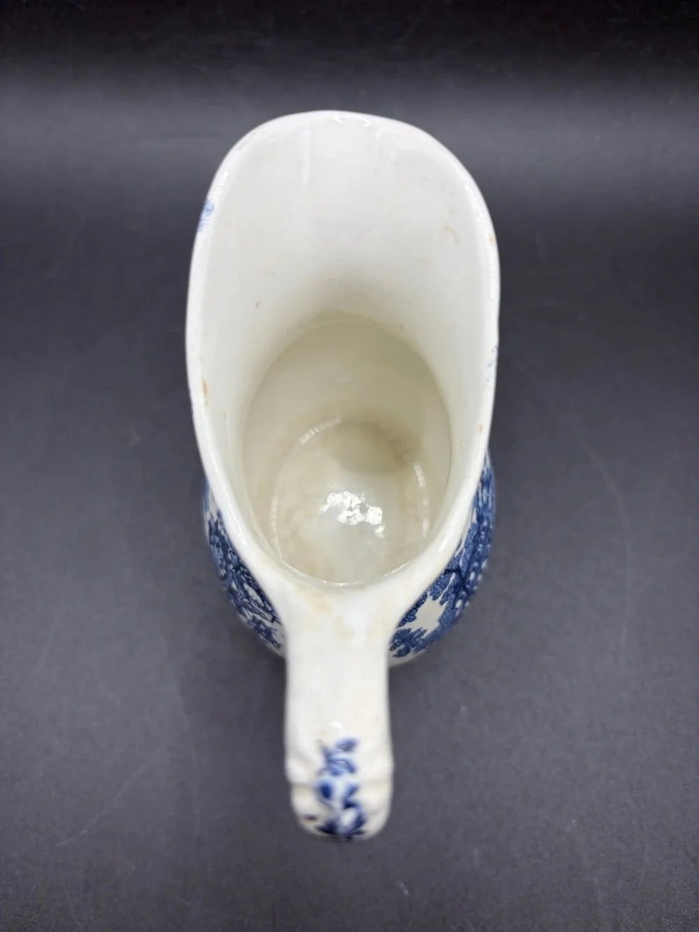 Royal Staffordshire Tonquin Blue Transferware AJ Wilkinson England Creamer Jug